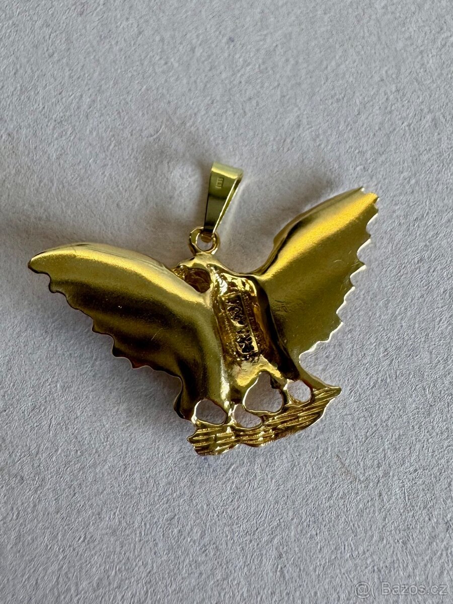 Zlatý přívěšek Orlice, 8K, 2,80 g - 3