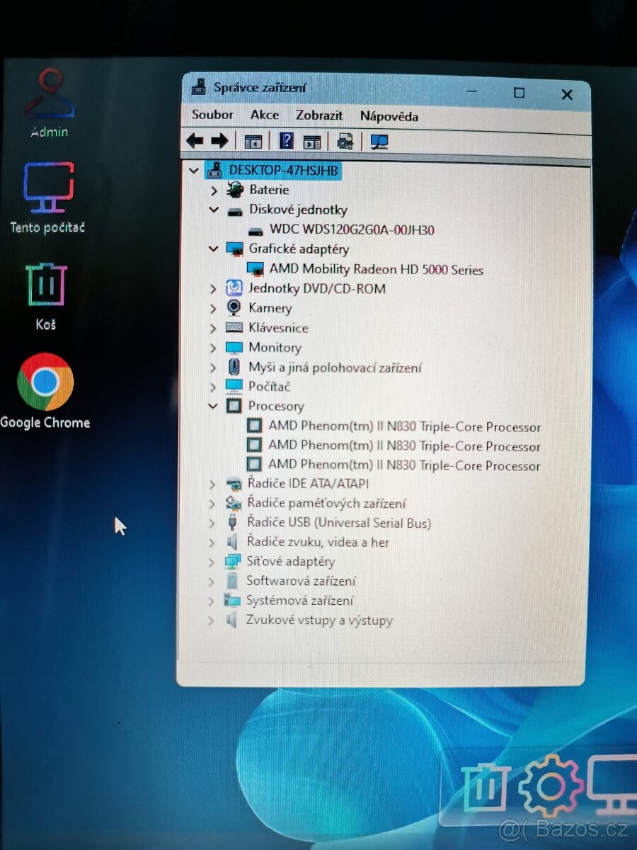 Acer E640G,AMD Phenom II N830 2.1GHz,4GB DDR-3,ATI 5470,SSD - 3