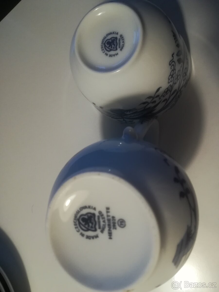 porcelánová sada s cibulovým vzorem - 3