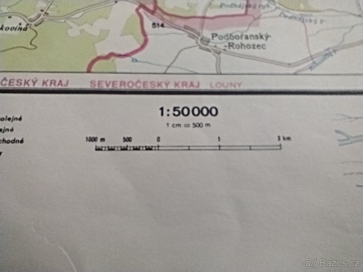 Mapa okresu Chomutov - 3