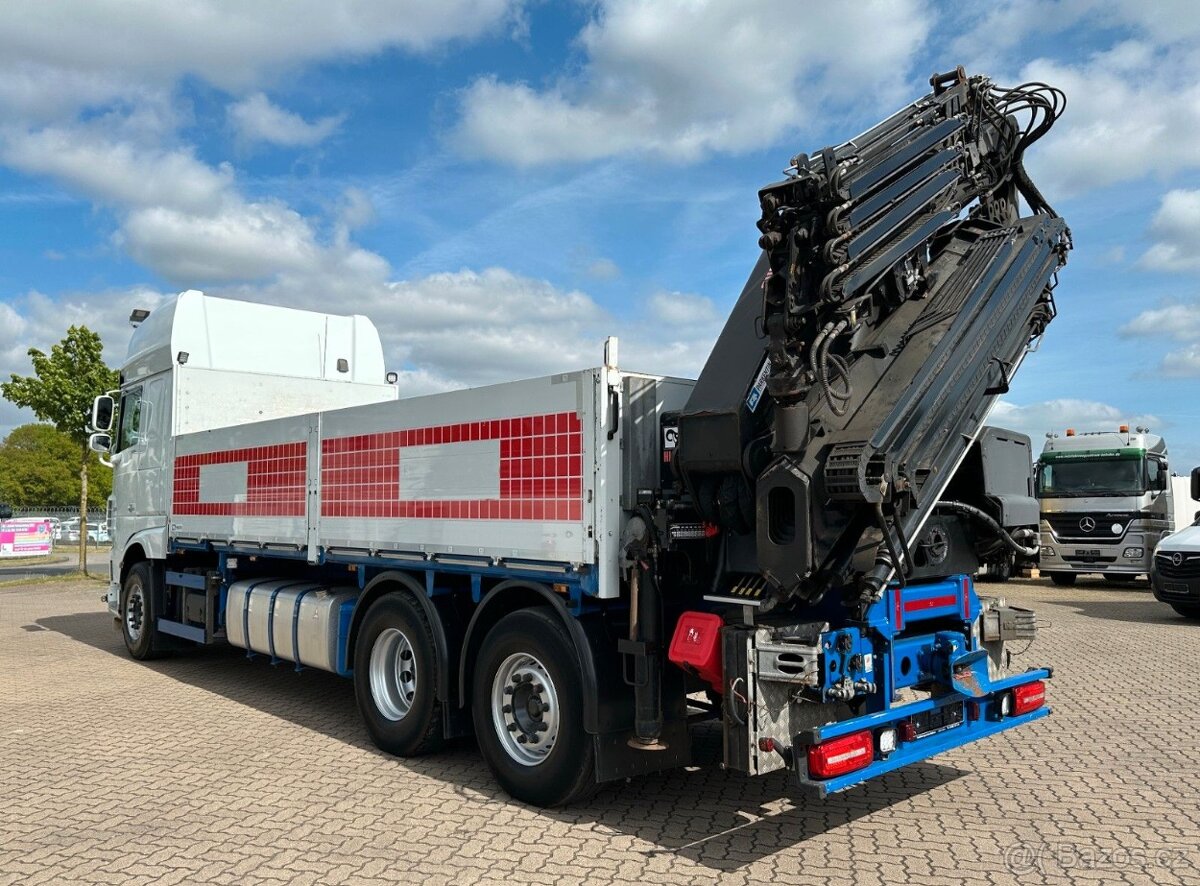 DAF XF 530 - 6x2 – Valník + HR-Hiab X-HiPro 352+Jib+Naviják