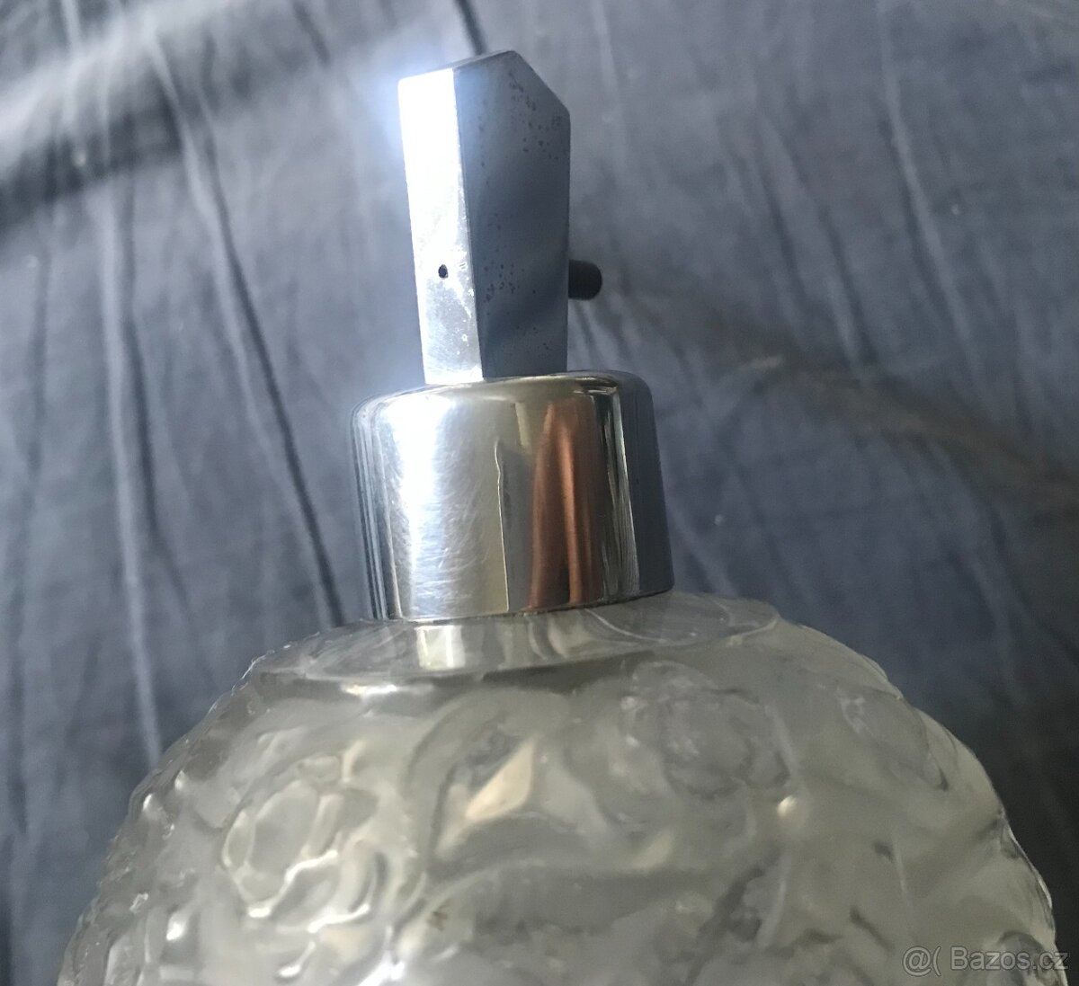 starožitný flakon na parfém Art Deco Bohemian - 3