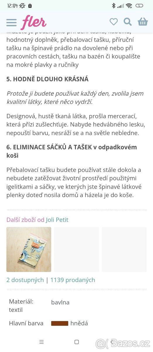 Set pro látkové pleny - 3