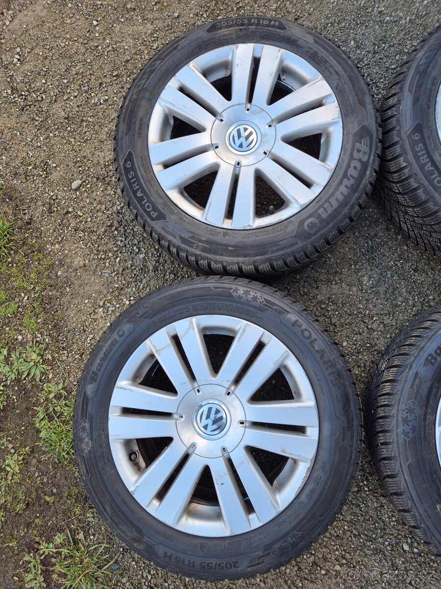Zimní Alu Sada 5x112R16,Barum Polaris 205/55R16 - 3