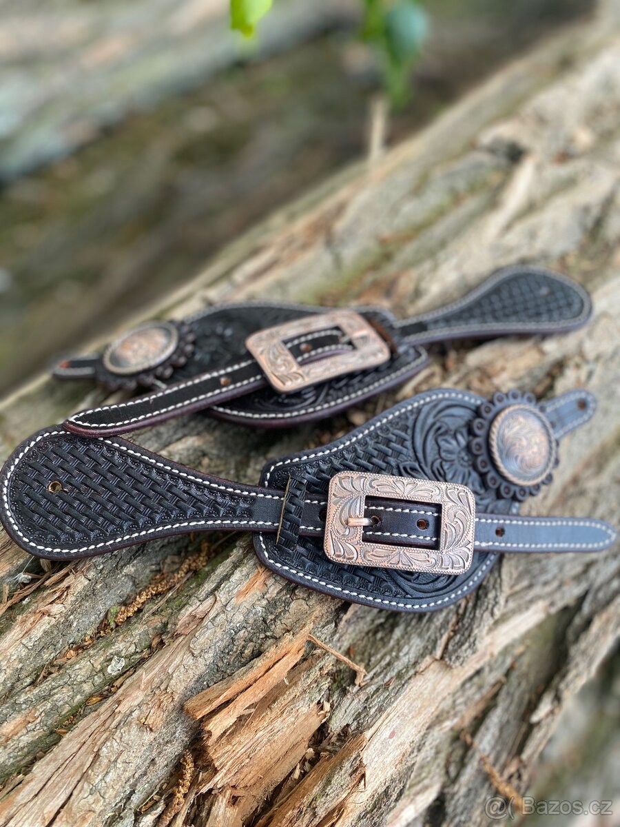 Řemínky na šporny - westernové - 3