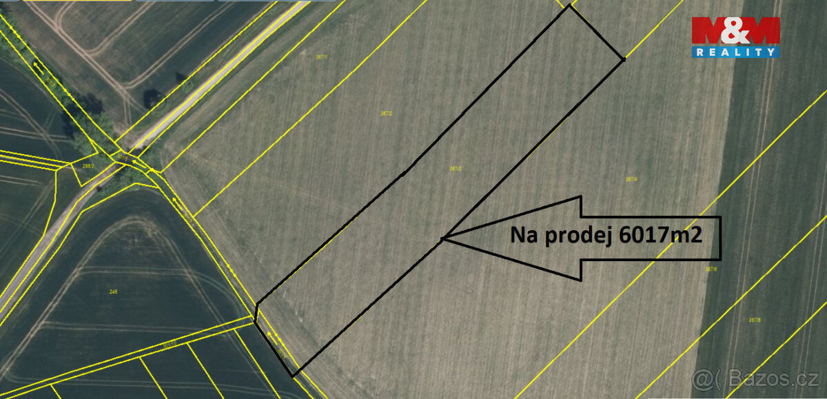 Prodej pole, 6017 m², Provodov-Šonov - 3