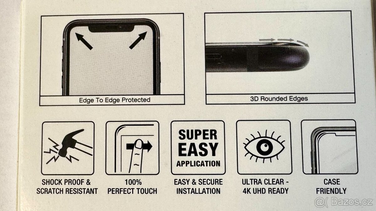 Ochranné sklo pro Iphone celoplošné H9 - 3