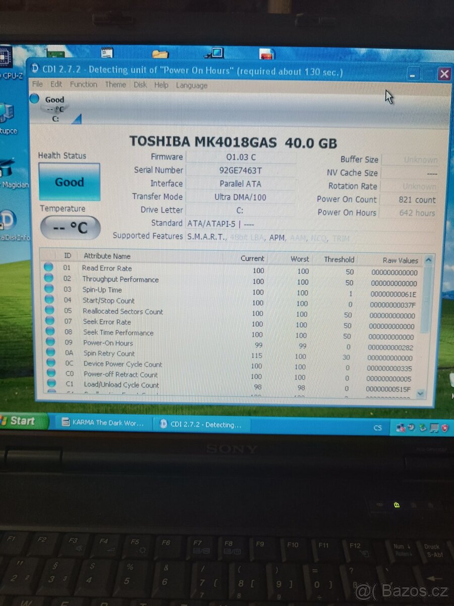 Prodám notebook retro plně funkční z roku 2002 - 3