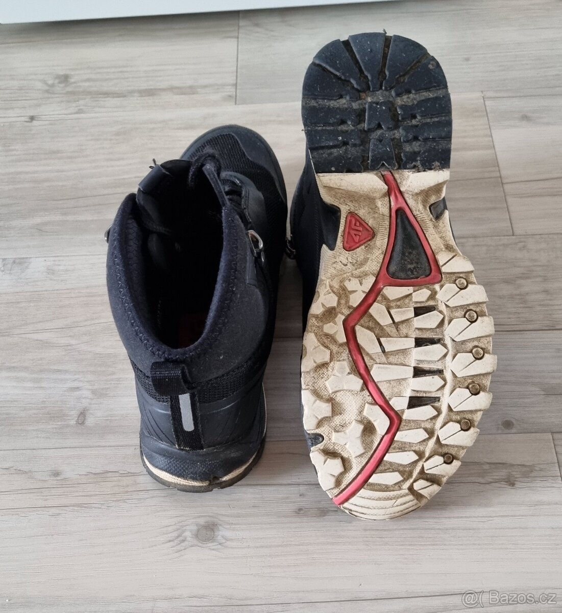 Turistické oteplené boty, vel 37 - 3