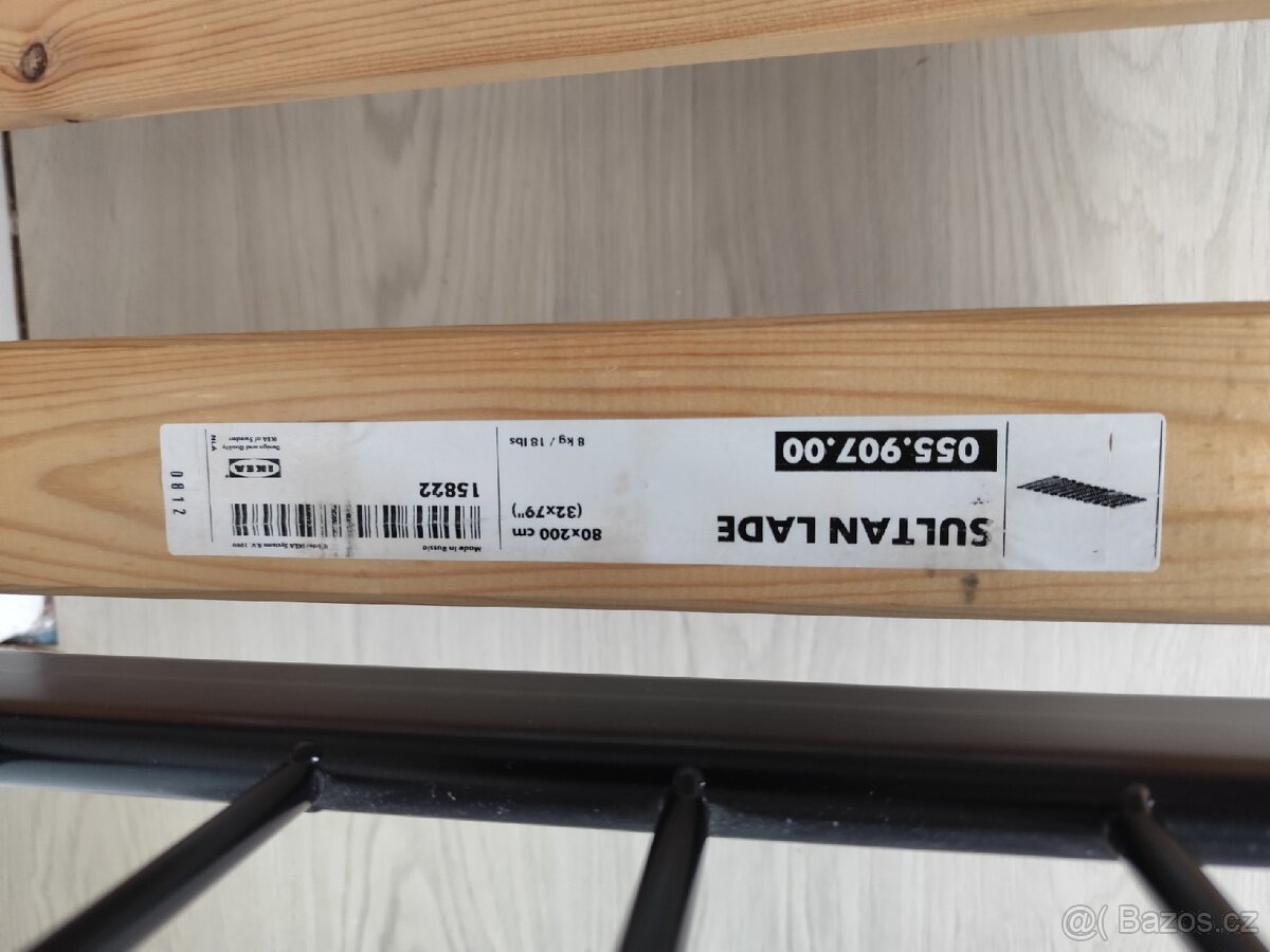 Rostoucí postel + rošt Ikea - 3