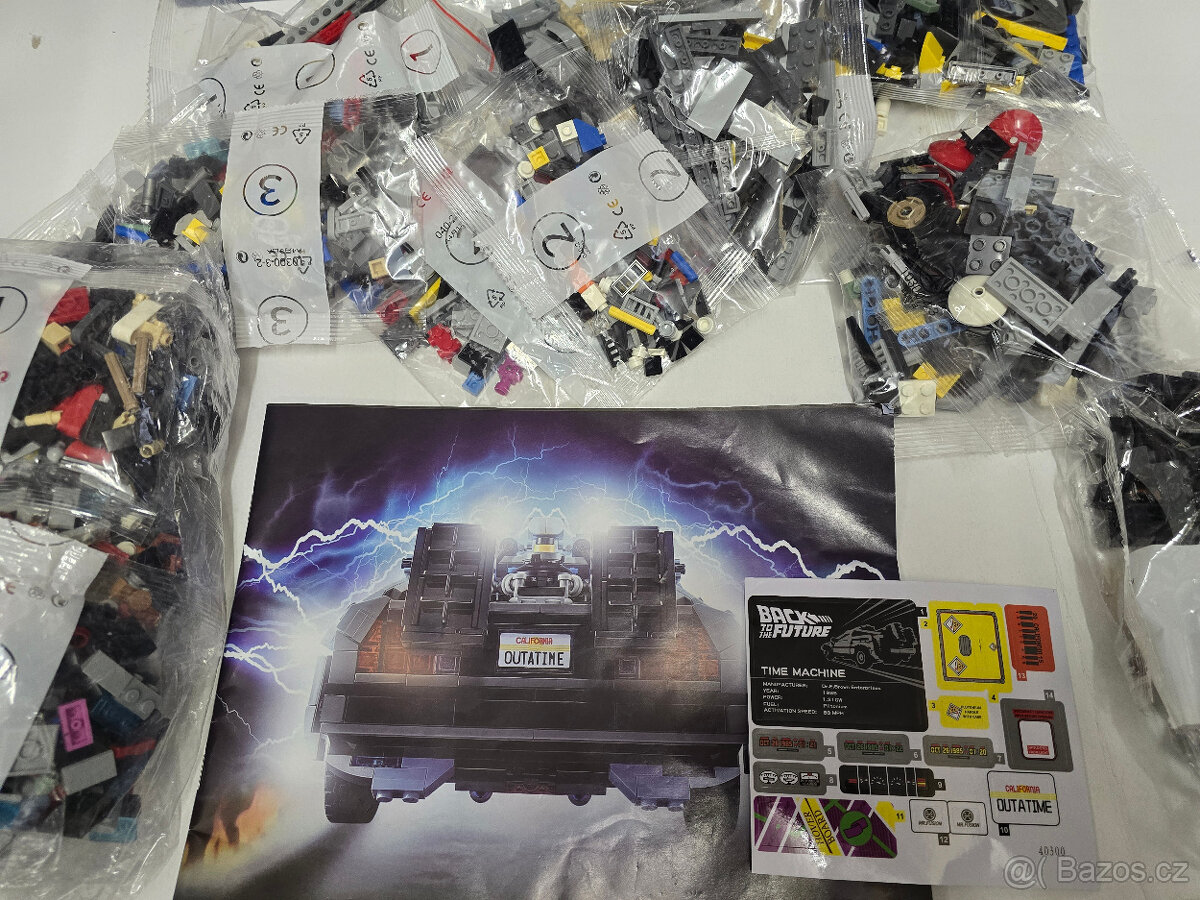 STAVEBNICE 10300 Stroj času z Návratu do budoucnos (náhrada) - 3