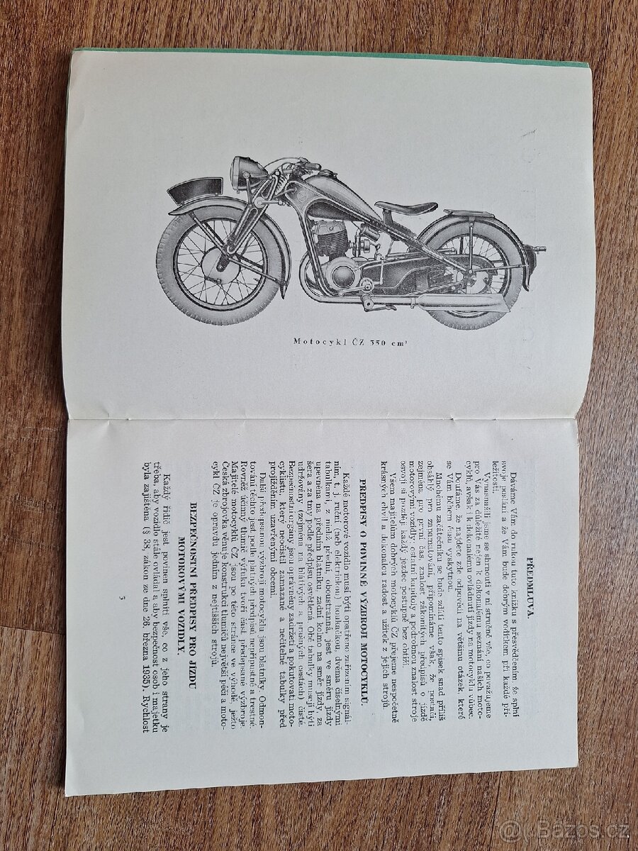 ČZ 350 předválečná Návod k obsluze - 3