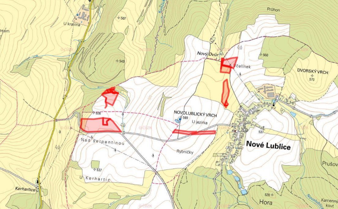 Zemědělská půda, prodej, Nové Lublice, Opava - 3