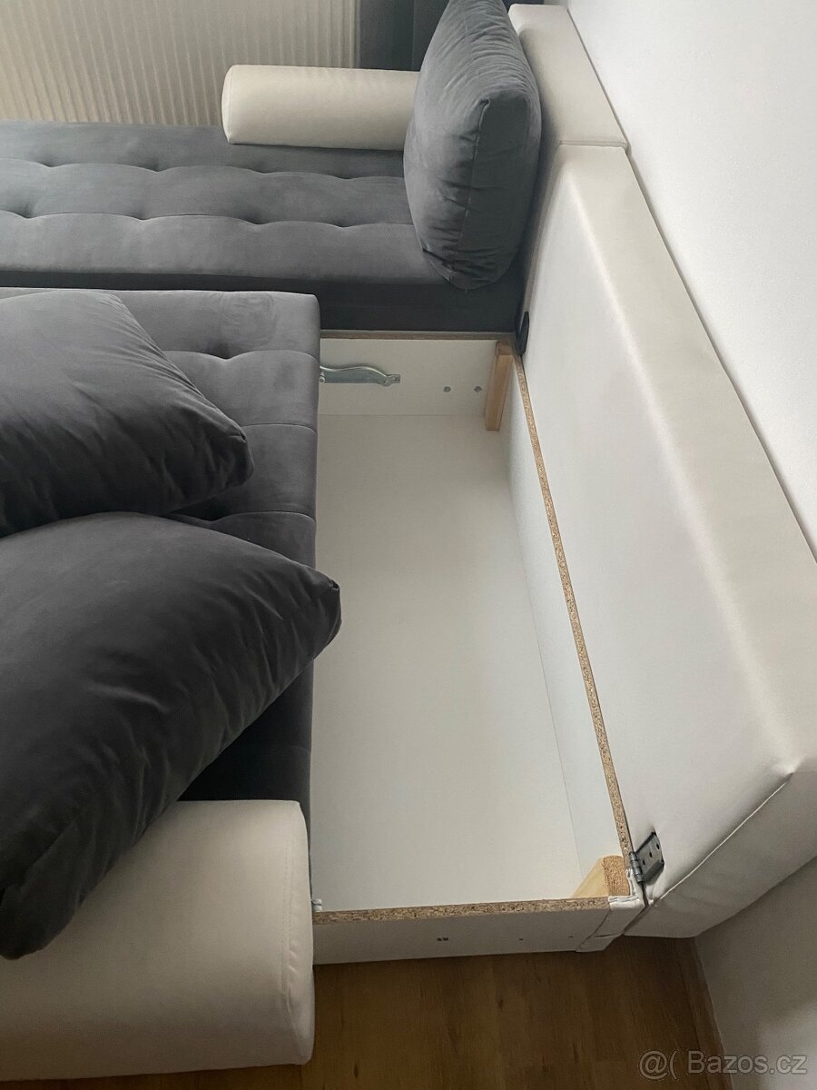 Rozkládací rohová sedačka TOKIO levá - 3