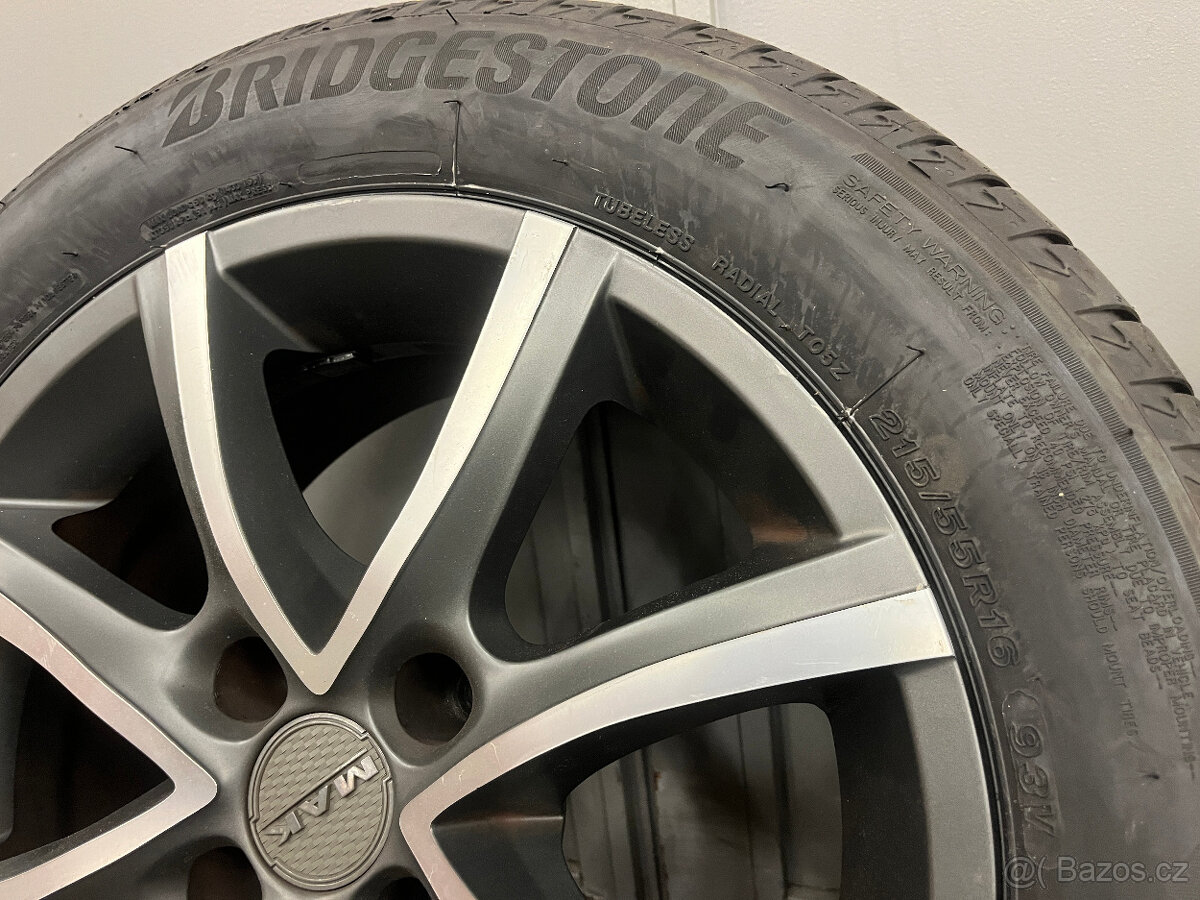 MAK Nitro4 7x16 4x108 ET25 + Bridgestone Turanza T005 215/55 - 3