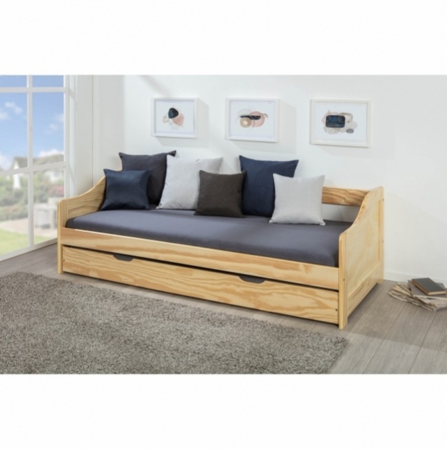 Jednolůžko dřevěná postel s přistýlkou LAURA - 3