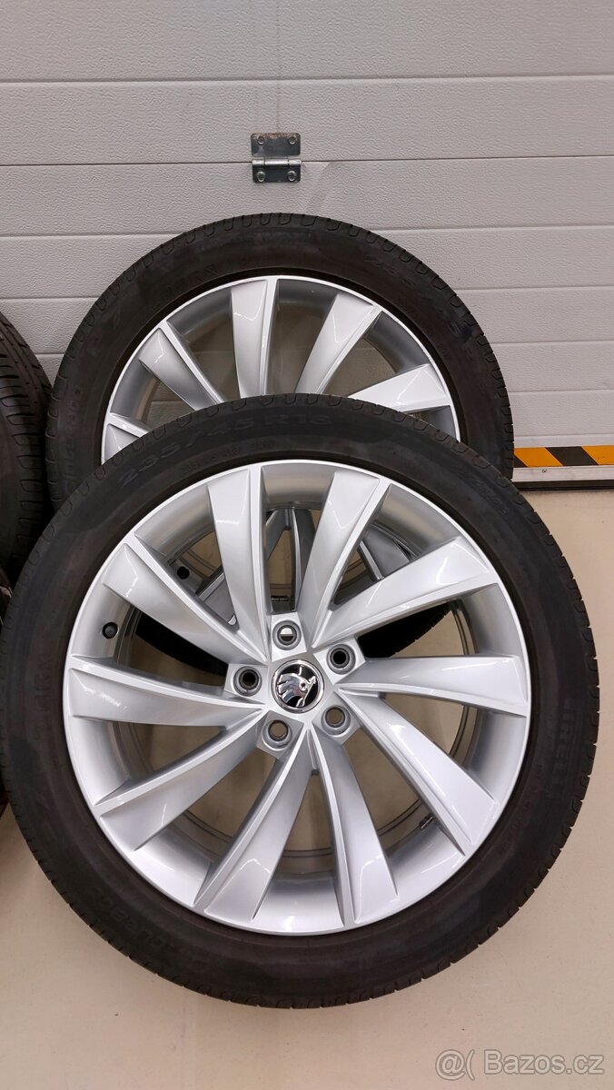 Alu kola 5x112 r18 Pegasus originál Škoda Superb III Faceli - 3