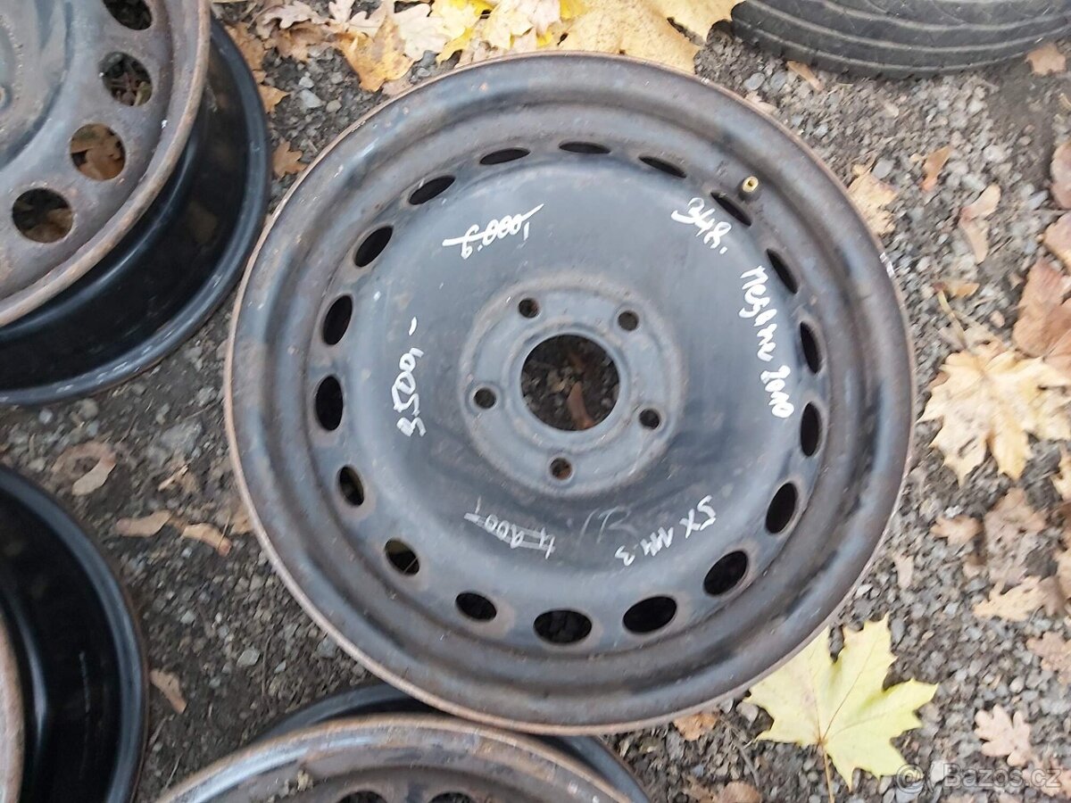 517 originální plechové disky Renault 5x114.3 - 3