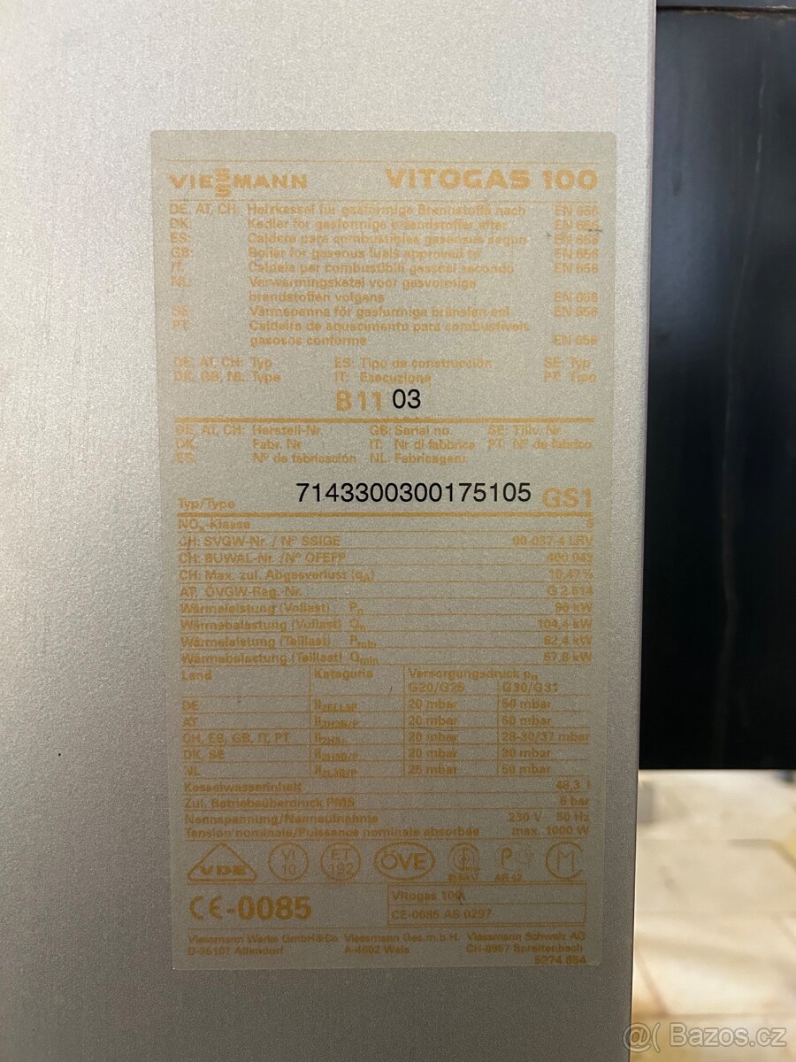 Kotel Viessmann Vitogas 100 - 3