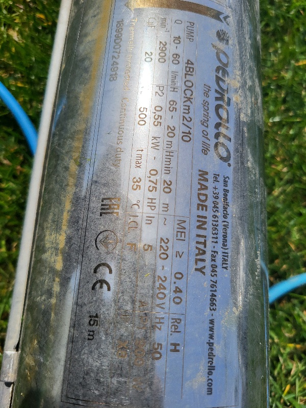 Pedrollo čerpadlo - 3