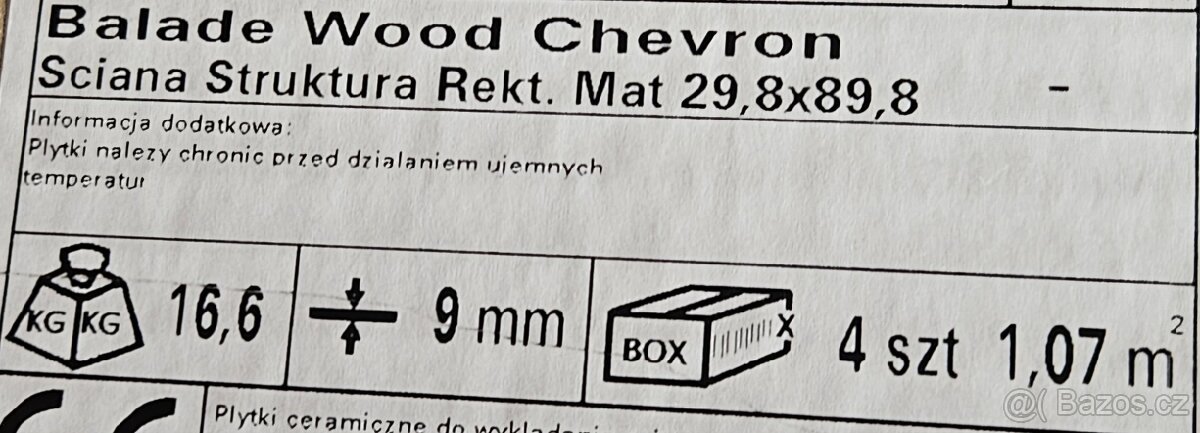 Dlažba/obklad 4x - 3