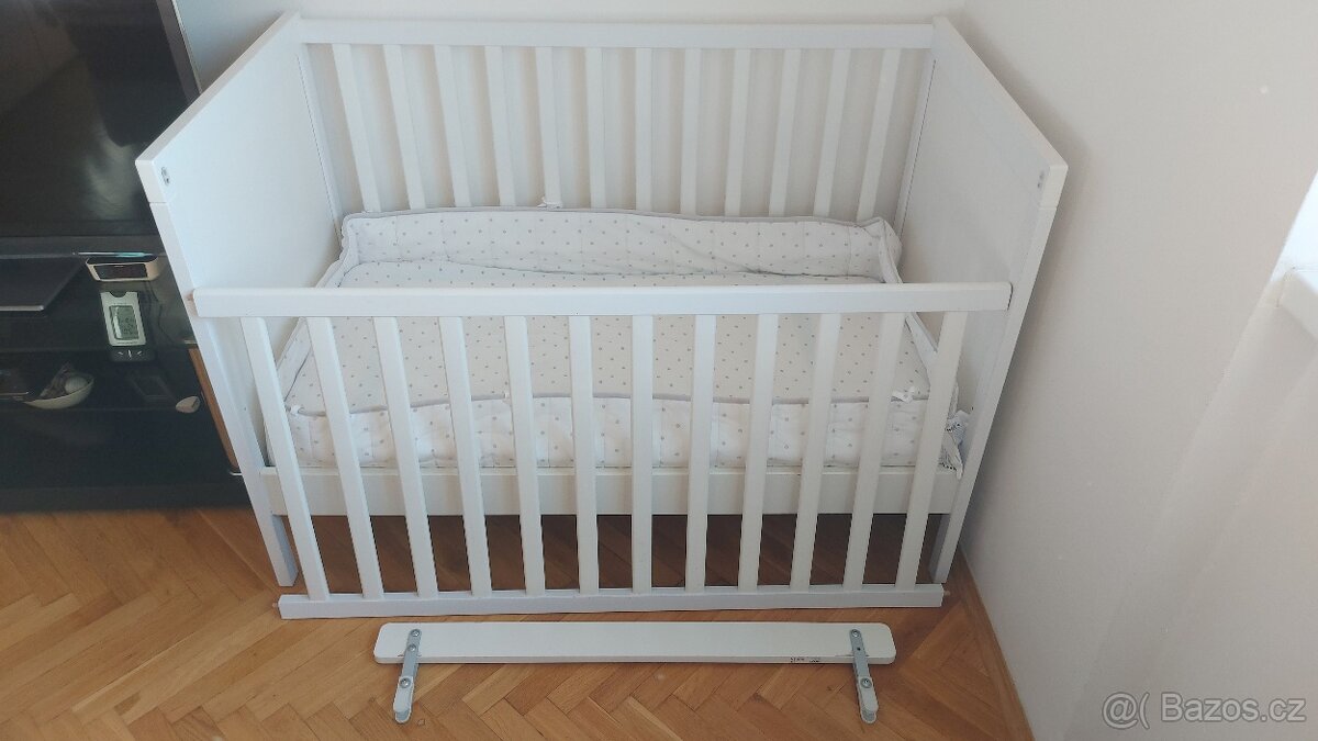 Dětská postýlka IKEA SUNDVIK bílá 60x120cm - 3