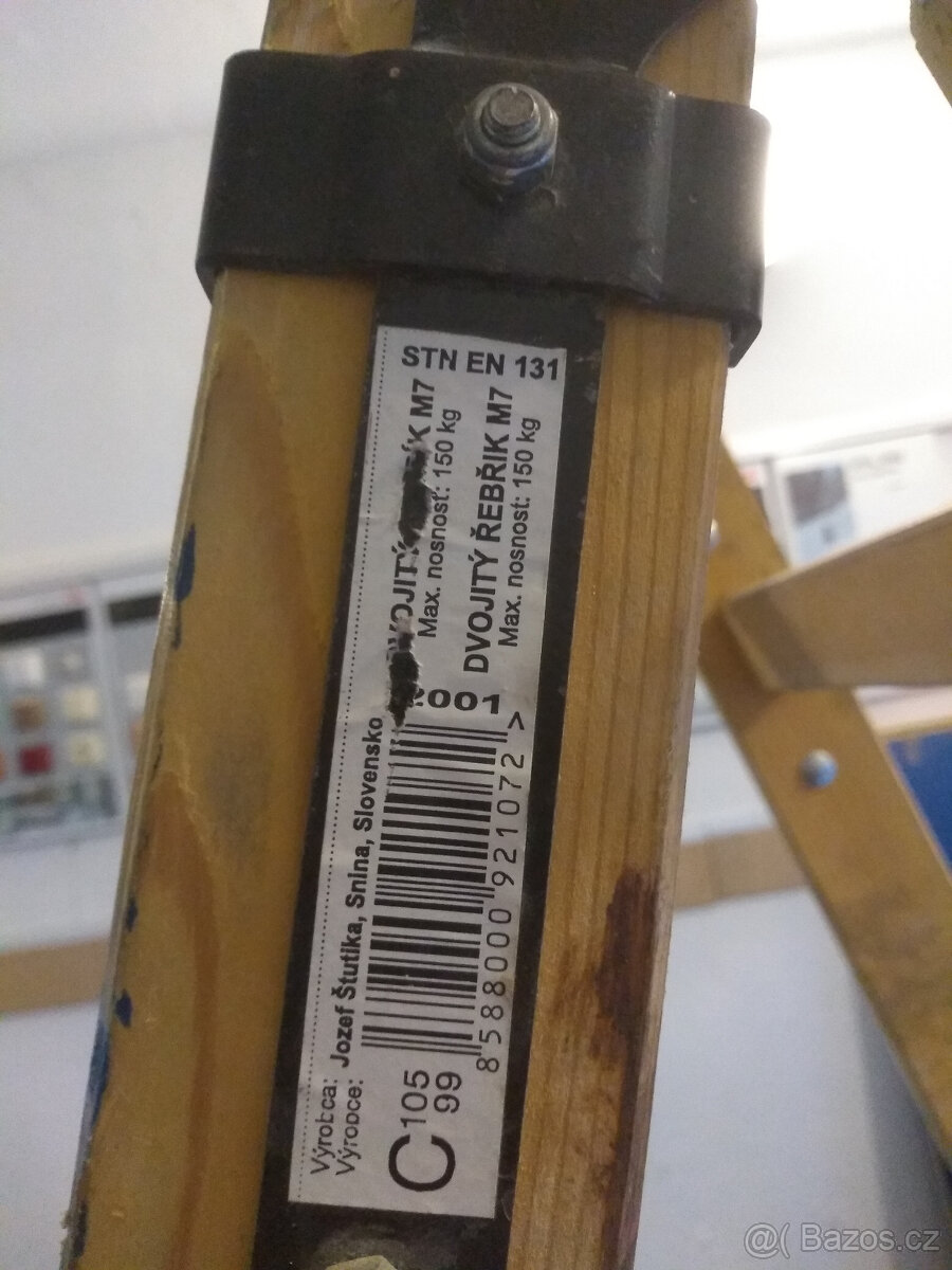 Dřevěné štafle, žebřík - 3