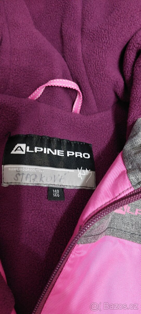 Zimní bunda,lyžařská,kalhoty,dívčí souprava 140/146/152/158 - 3