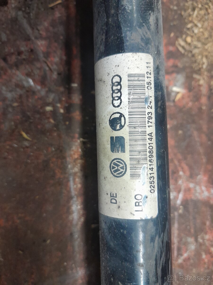 VW T5.1 poloosy zadní syncro 7E0 501 201 A - 3