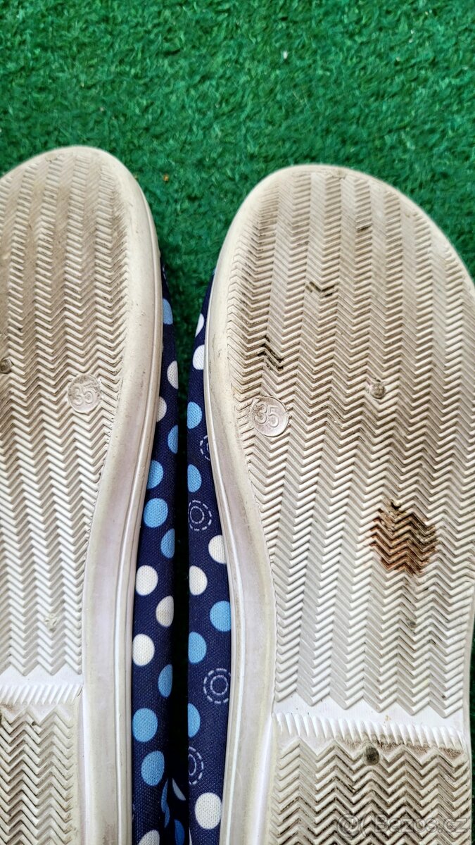 Dětské bačkory cvičky vel. 35 modré - 3