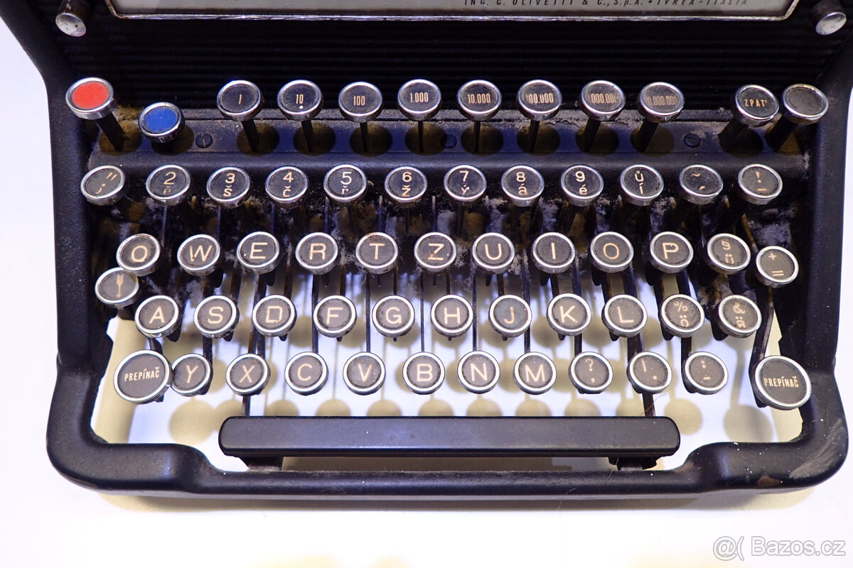 Psací stroj- Olivetti - Made in Italy - 1932 - 3