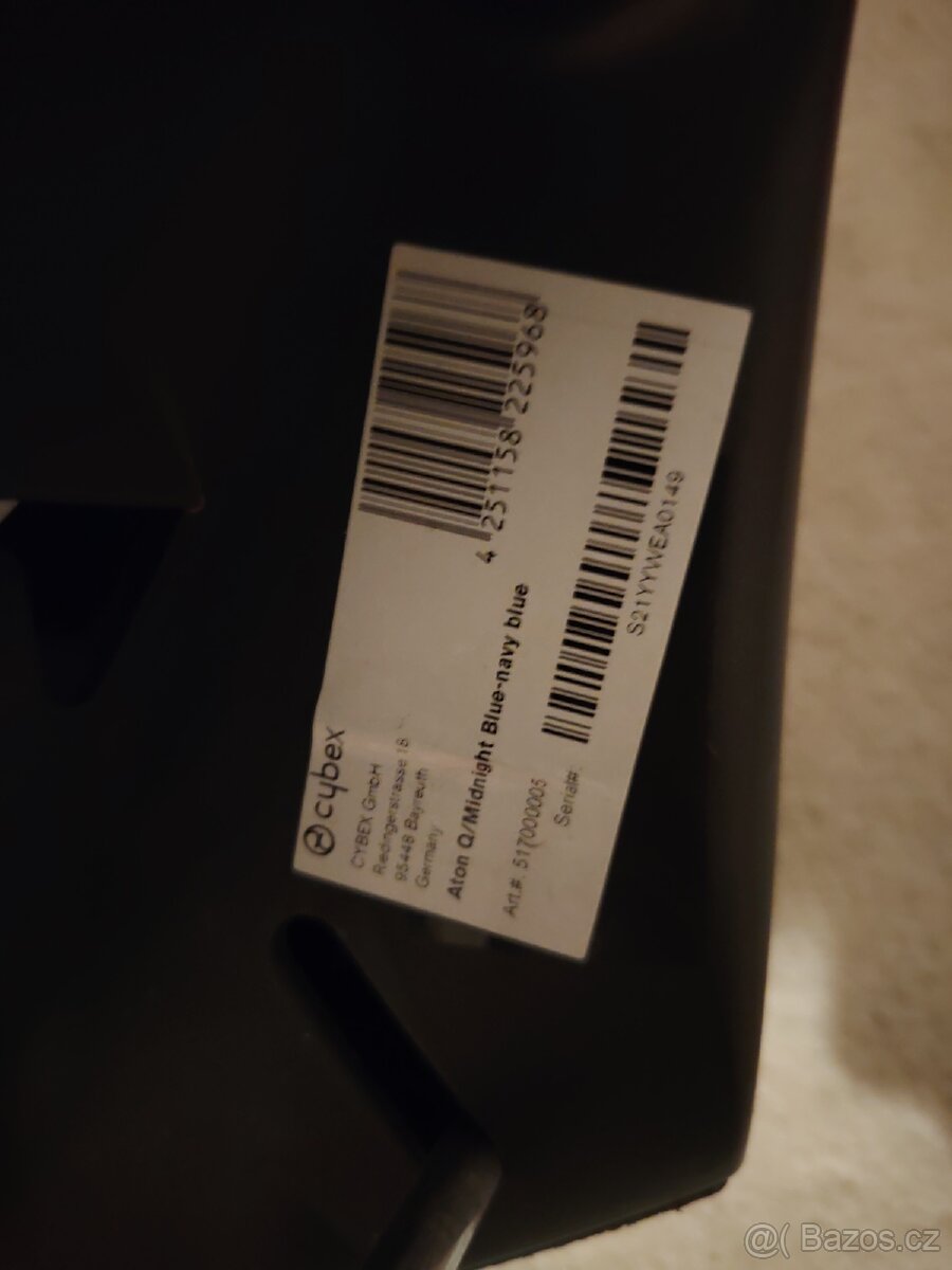 Dětská sedačka do auta Cybex Aton Q - 3