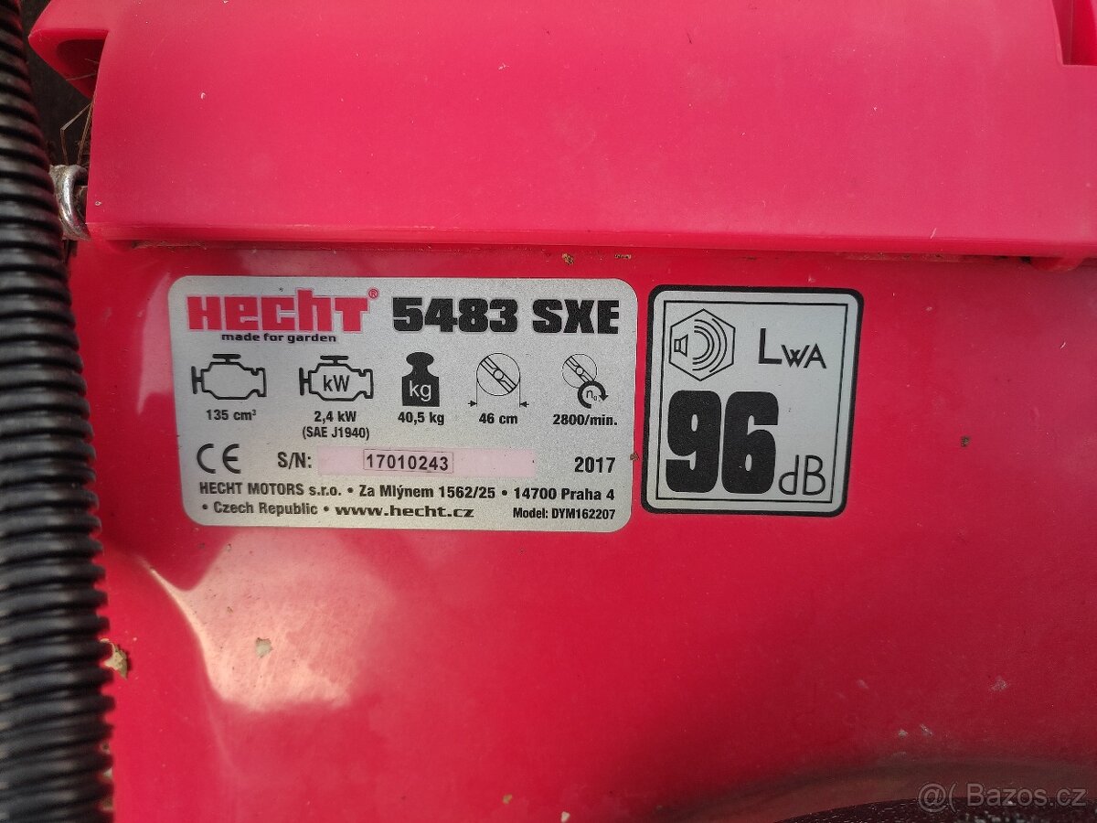 Sekačka HECHT 5483 SXE se startérem - 3