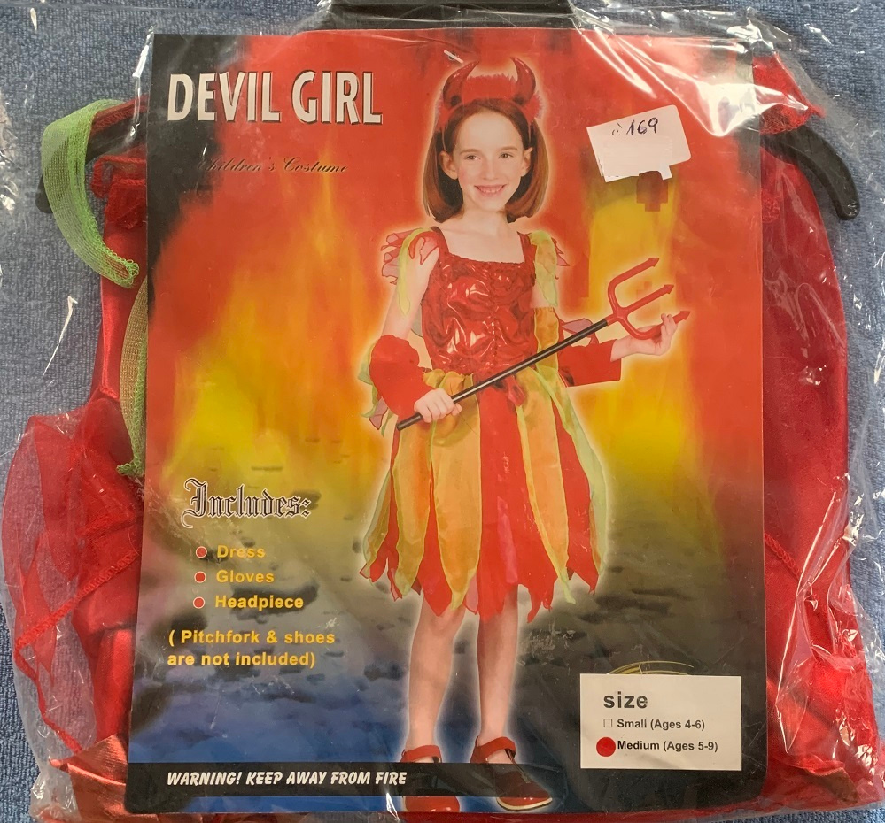 Karnevalový kostým Čertice 5 - 9 let - 3