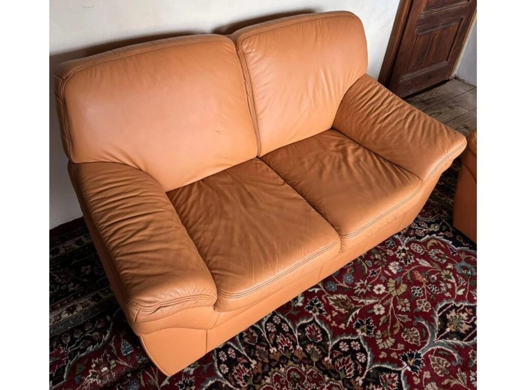 Kožená sedací souprava 2+1, 3202 - 3