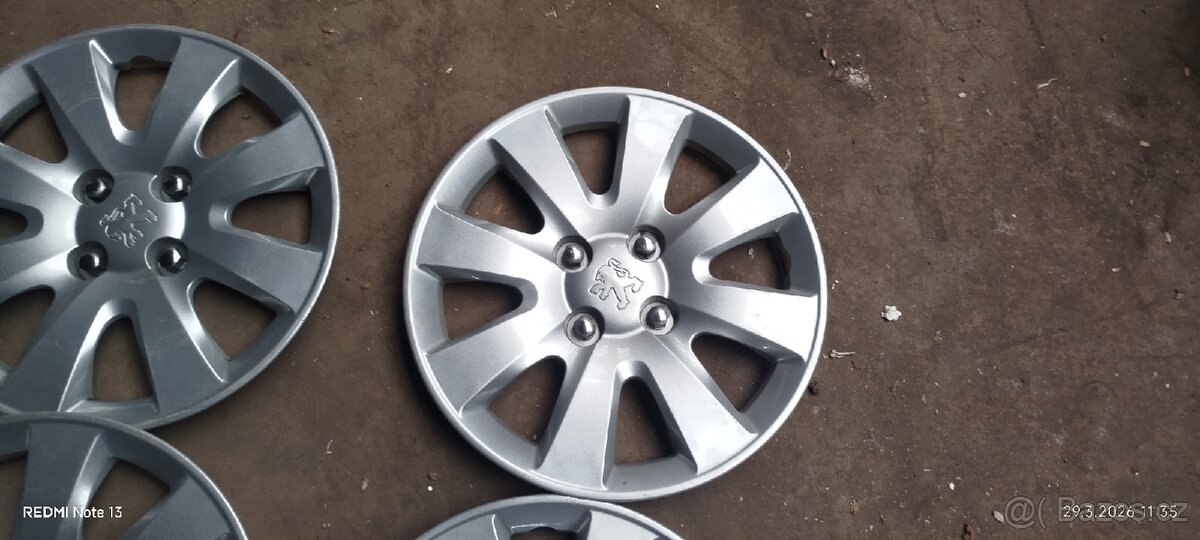 Poklice 15 Peugeot originální - 3