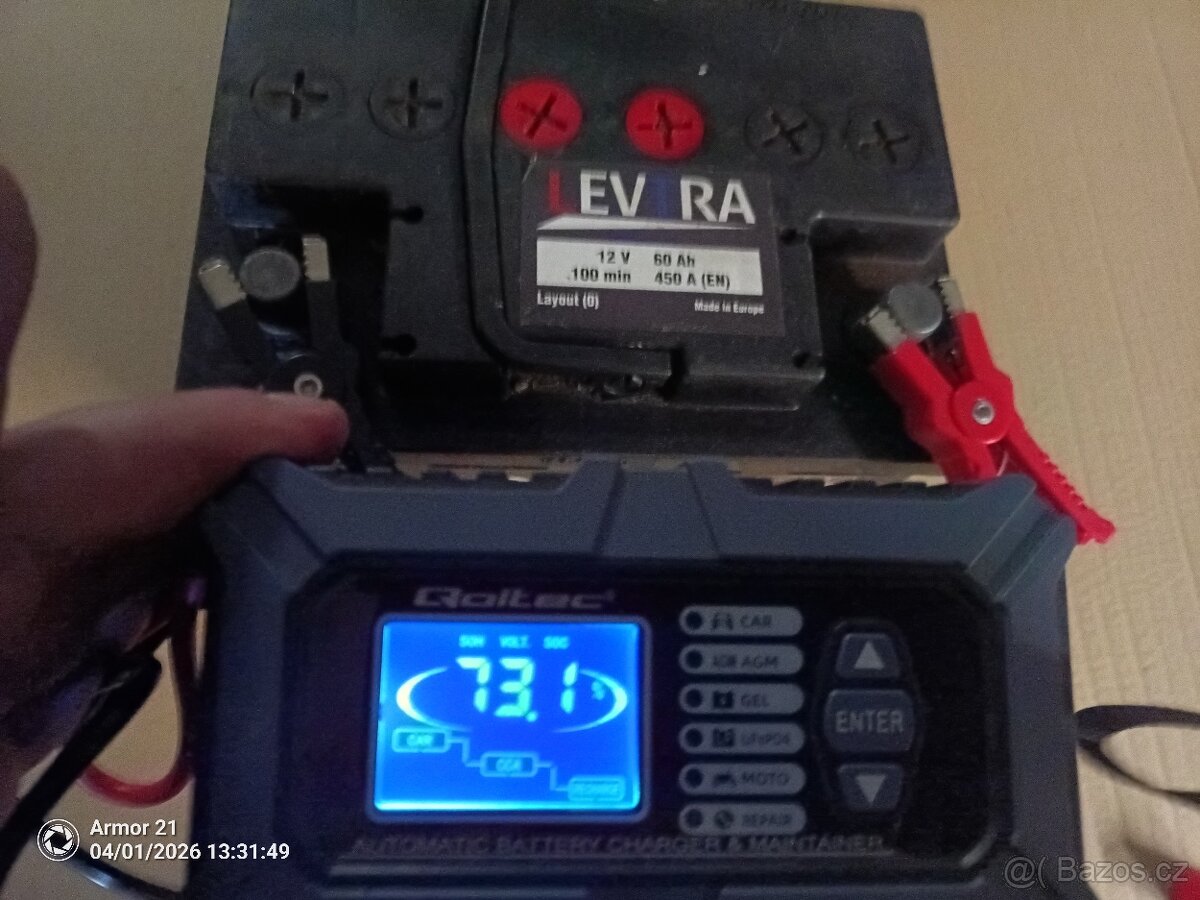 Autobaterie Levtra 60AH - 3