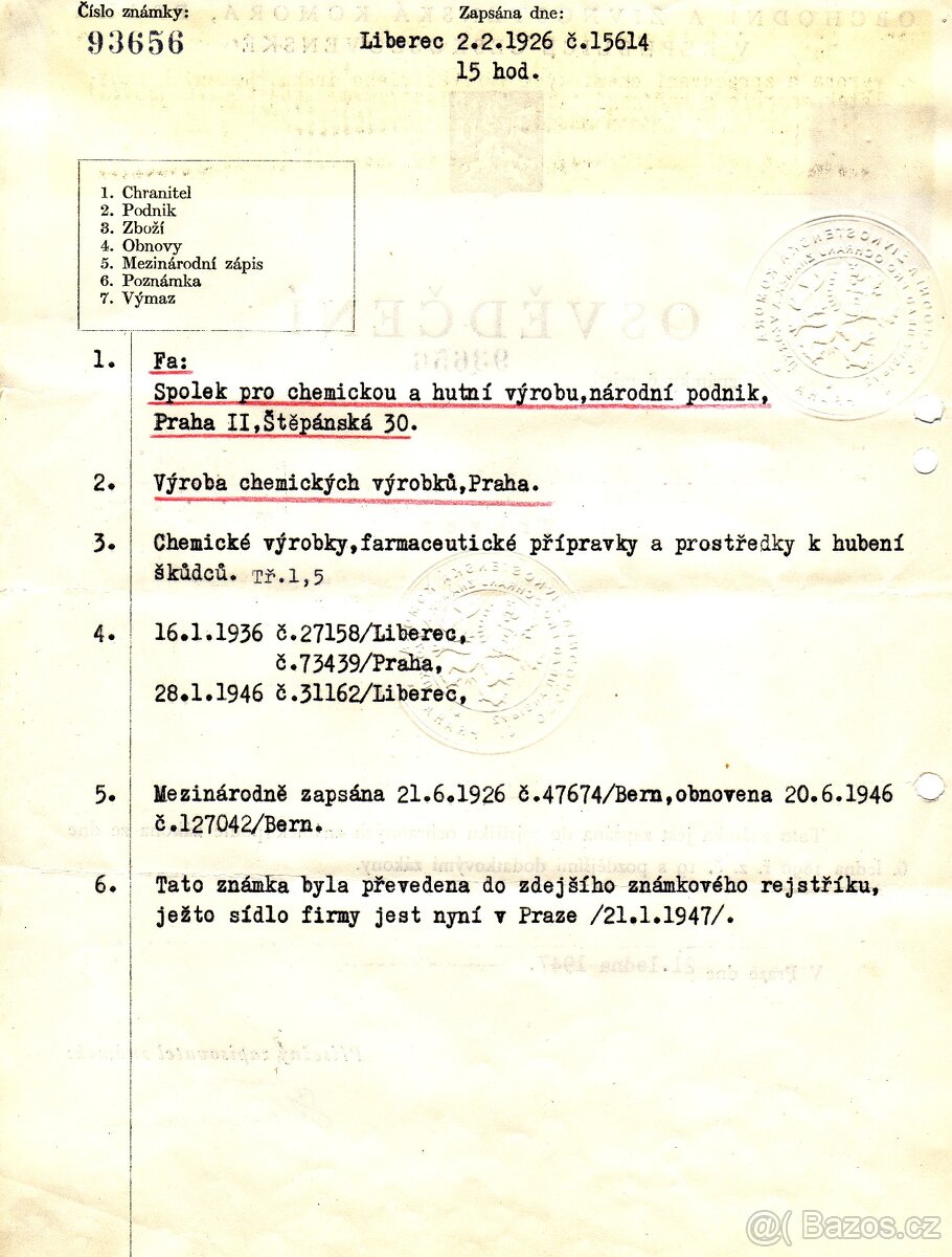 Ochranná známka TRAVEX - 3