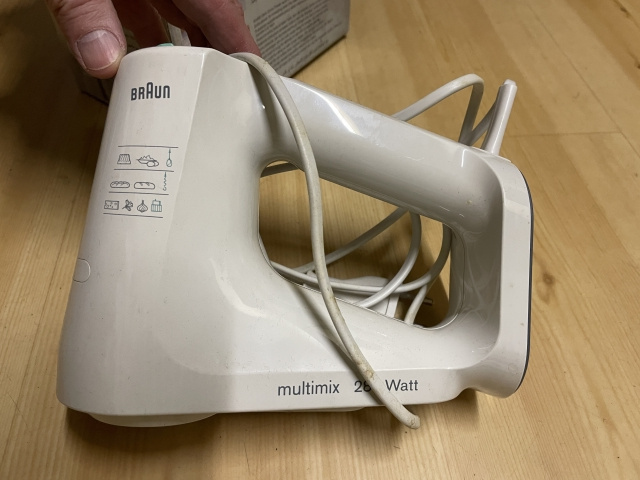 MultiŠlehač a Hnětač značky Braun; Jen Několikrát použotý - 3