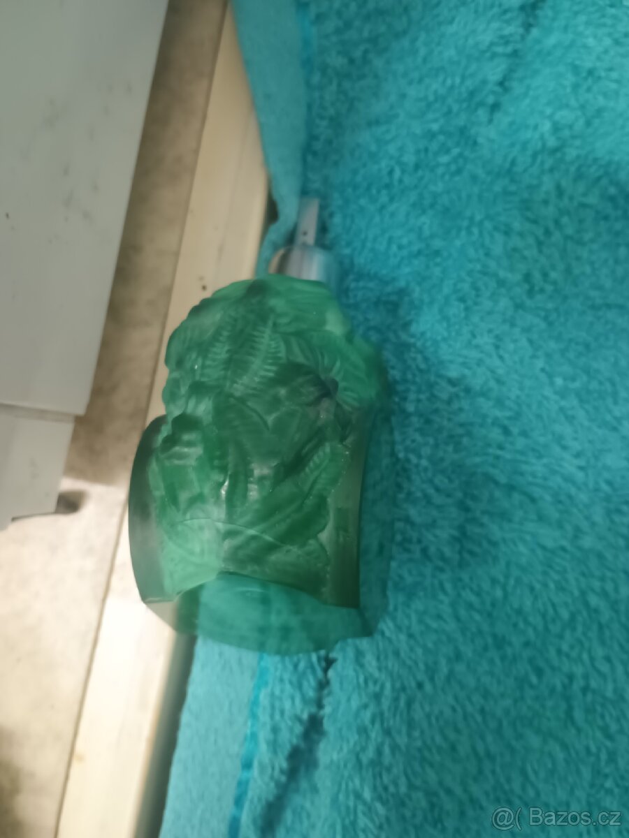 Malachit sklo flakon - 3