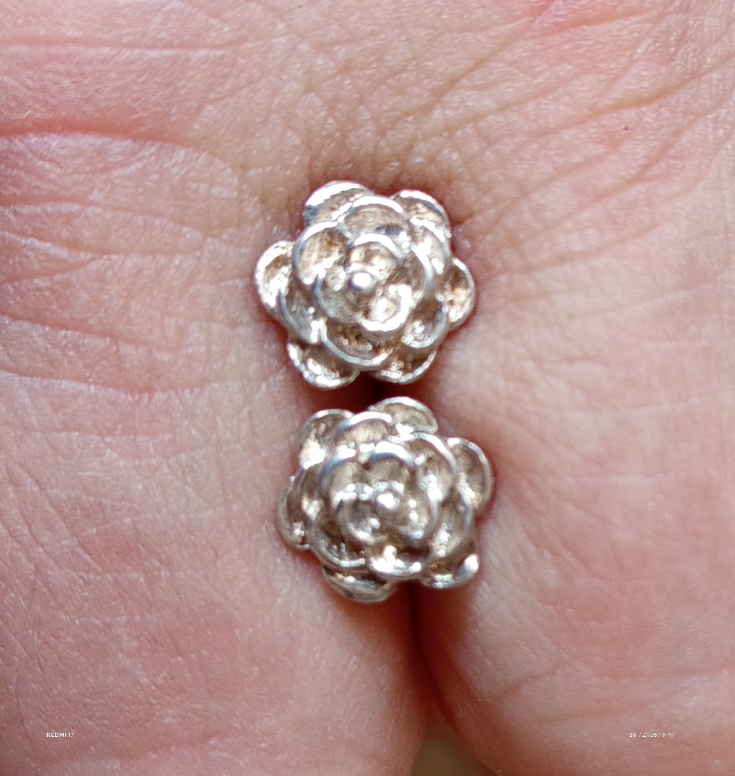 Stříbrné náušnice - 3