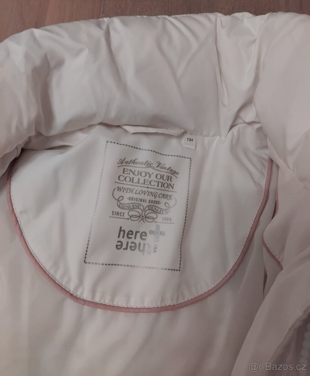 Dívčí zimní bunda C&A vel. 134 - 3