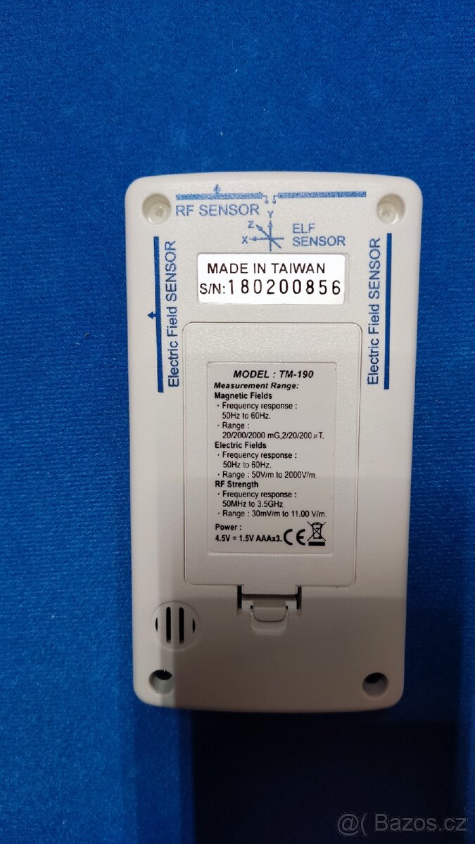 TENMARS TM-190 - měřič elektrosmogu - 3