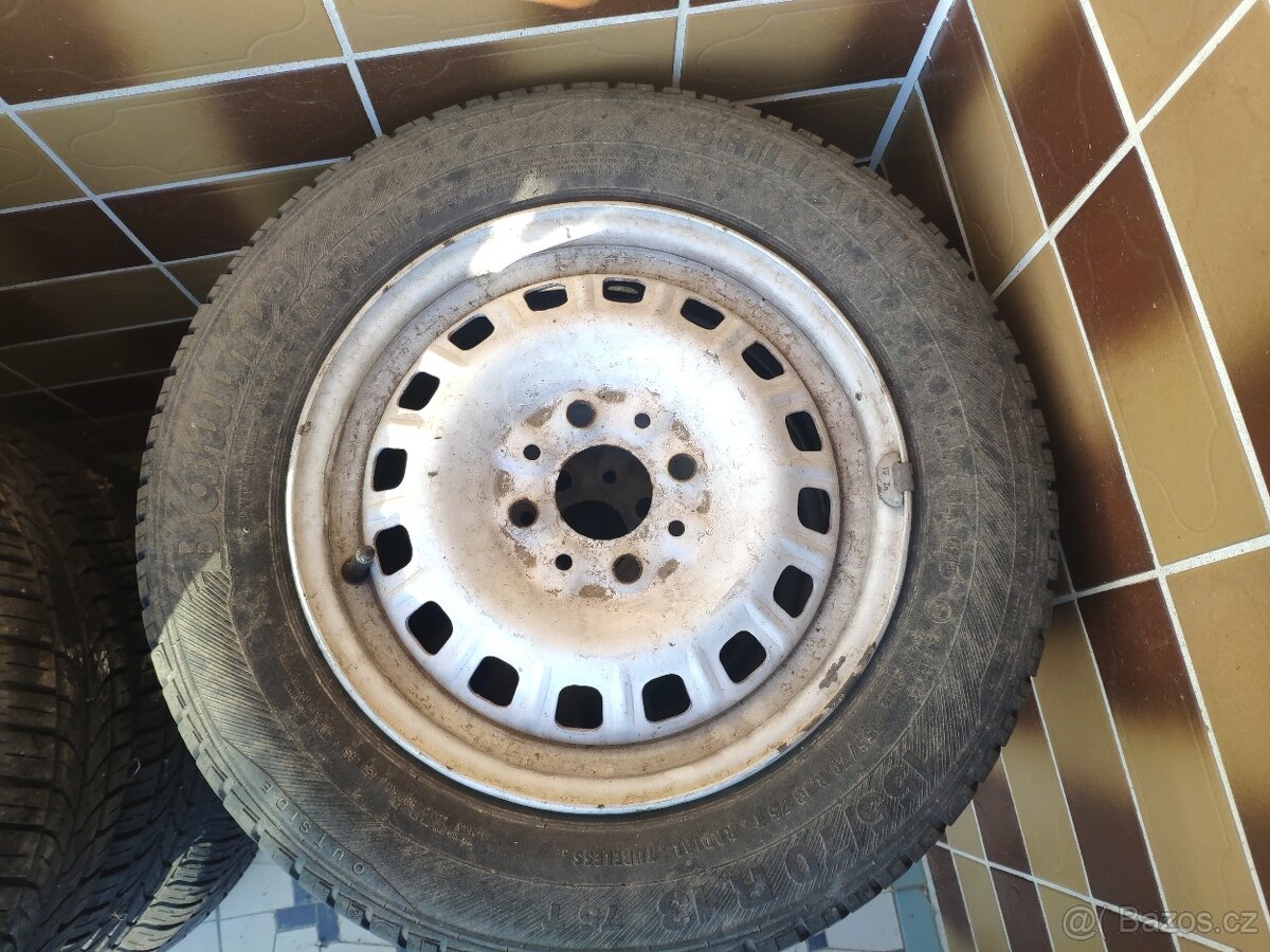 13" kola 4x98 + pneu 155/70 R13 - 3