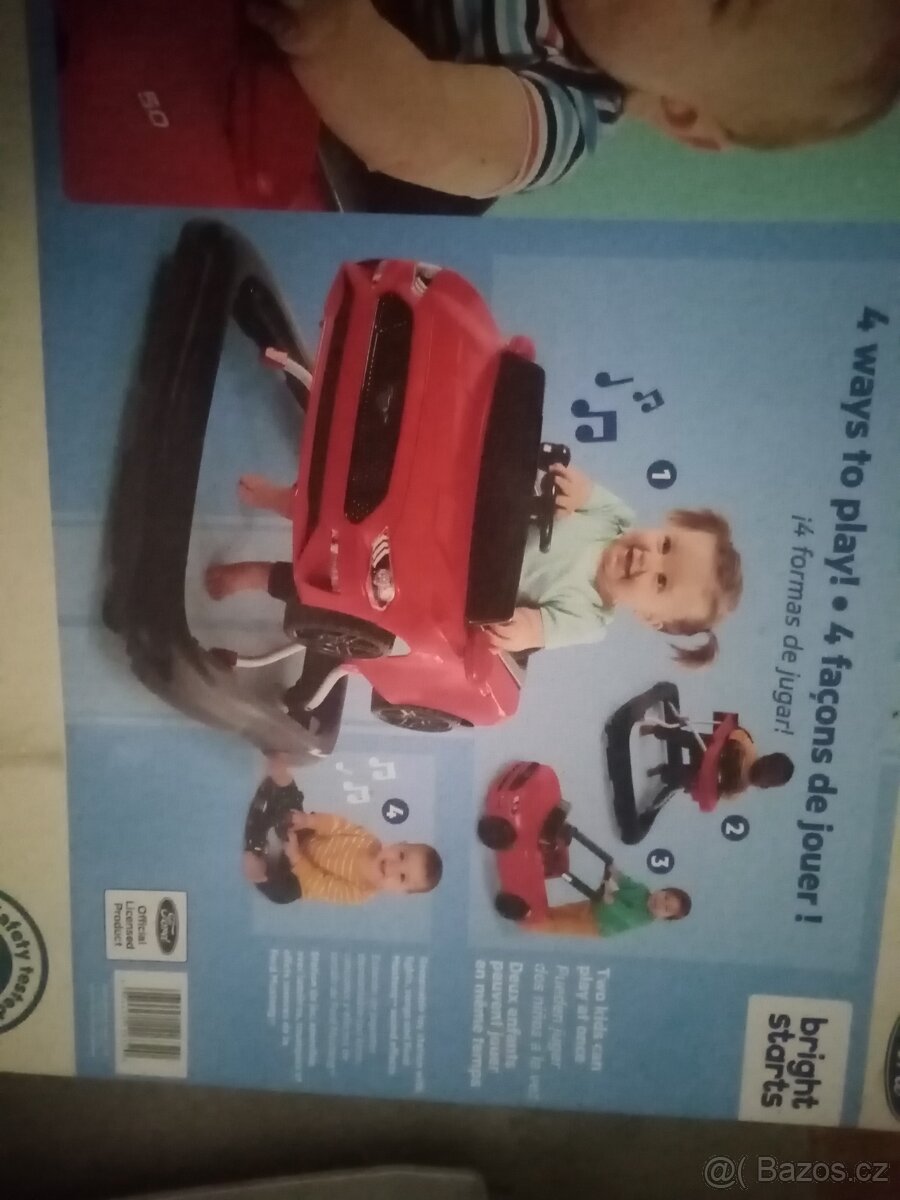 Chodítko 3v1 Ford mustang - 3