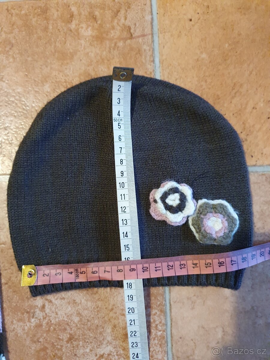 Komplet čepice šála dopodopo hnědá v.98-128 - 3