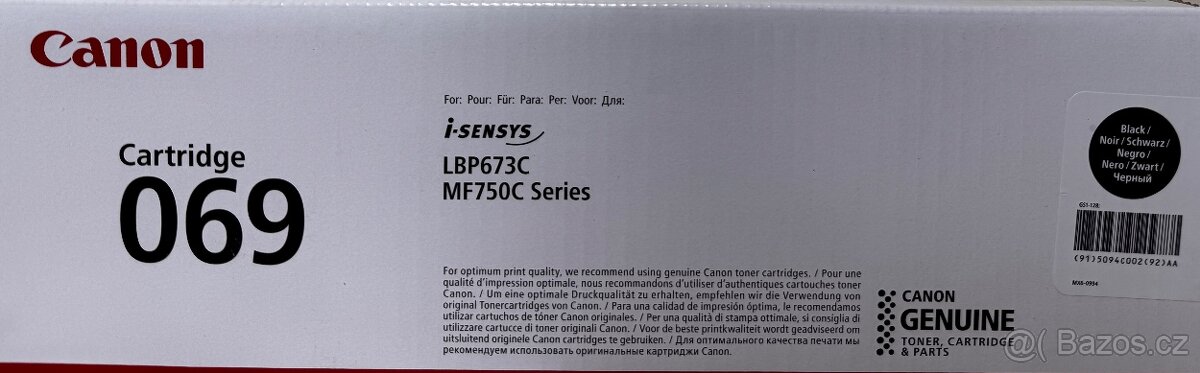 Toner černý 069 pro Canon - 3