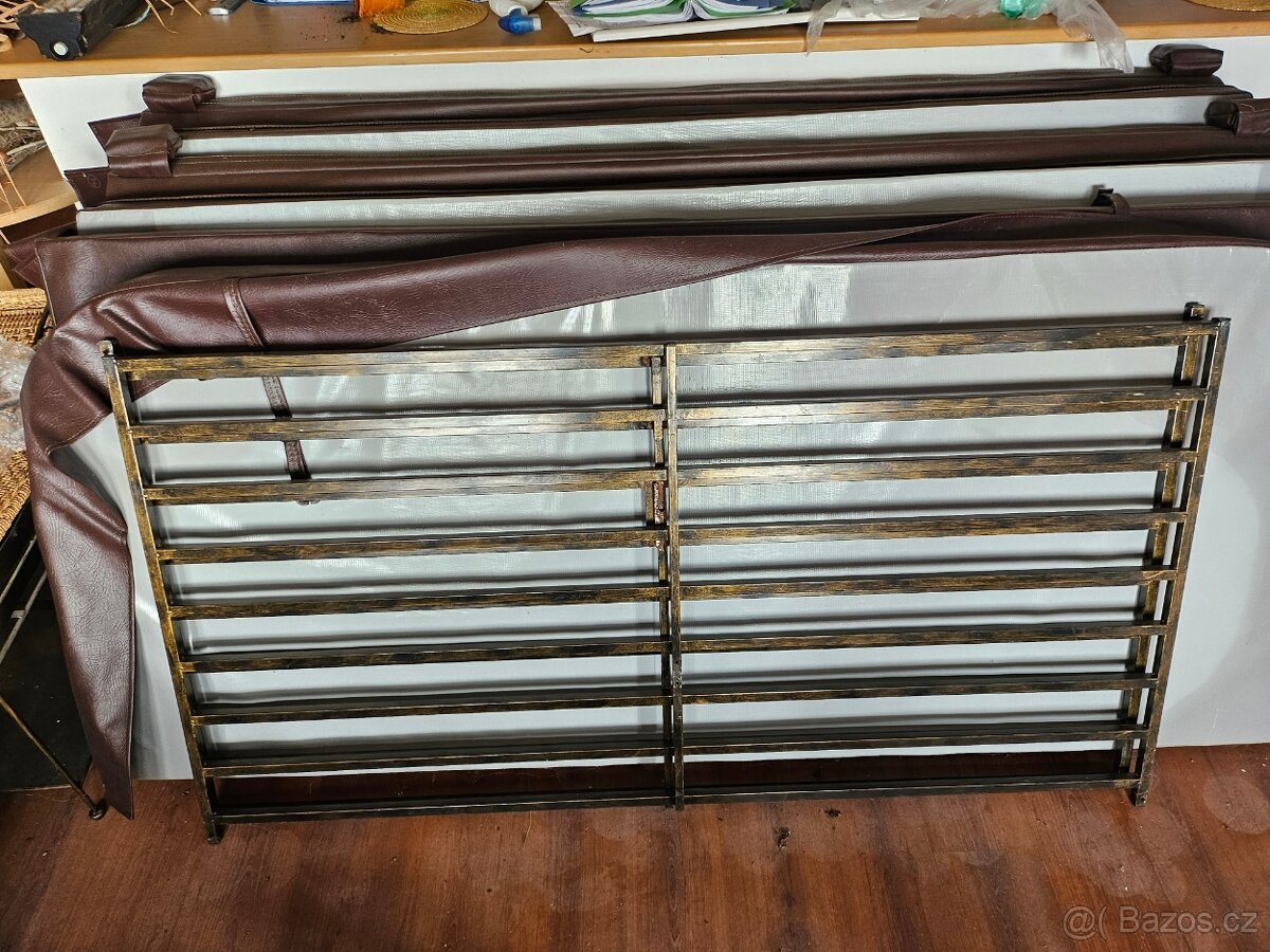 Manželská kovová postel - 3