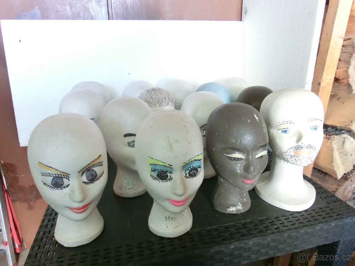 polystyrenové hlavy - 3