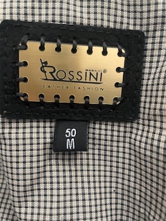 pánská kožená bunda Rossini, vel. M - 3